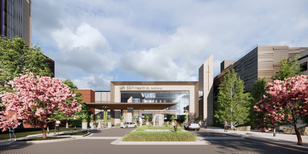 OKC Grand West Entrance Main Approach View daytime